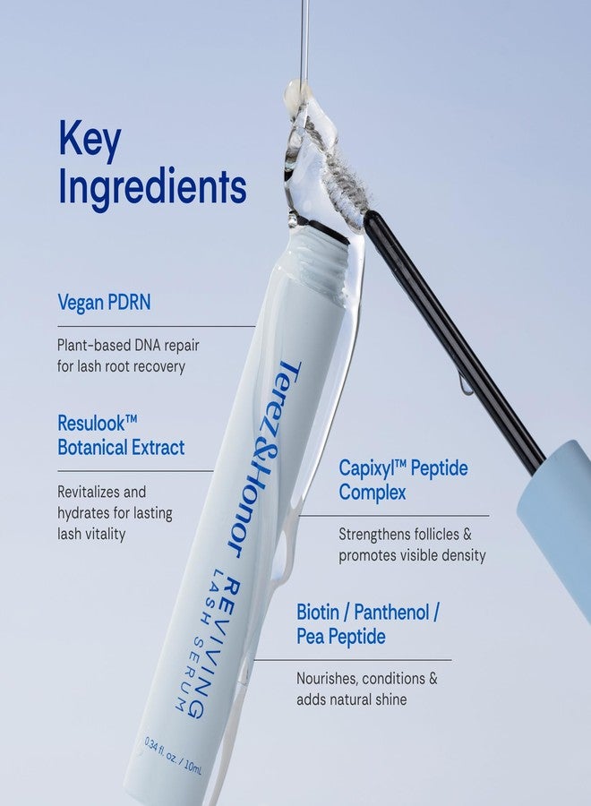 تيريز آند أونر سيروم تيريز آند هونور لتجديد الرموش - سيروم كوري نباتي لنمو الرموش من PDRN لرموش أطول وأكثر كثافة وصحة - بلسم للرموش بالببتيدات والبيوتين لتقوية الجذور - نظيف، لطيف، صنع في كوريا - Image 3